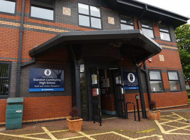 Standish High School have issued a warning after a girl was followed after school.