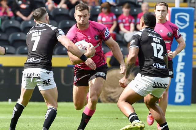 Iain Thornley in action for Wigan Warriors