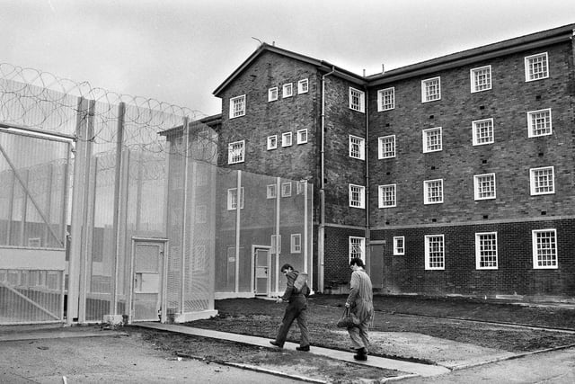 In the grounds of Hindley Remand Prison in April 1994.