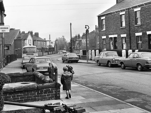 Heath Road, Ashton, in October 1971.