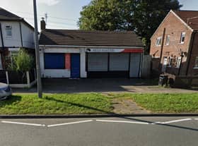 Shops where developer hopes to build a new HMO on Manchester Road in Leigh.