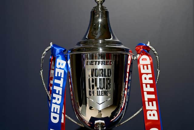 The Betfred World Club Challenge Trophy