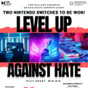 Level Up Against Hate Event Poster