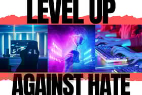 Level Up Against Hate Event Poster