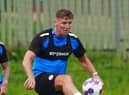 Charlie Wyke during Latics training