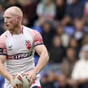 Liam Farrell in action for England
