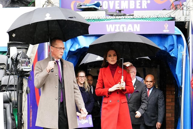 A Wigan welcome and some Wigan weather...