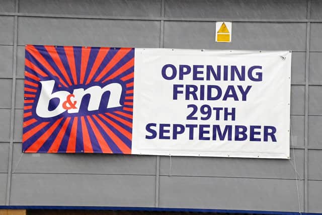 B&M store has taken over the former Wickes retail unit at Robin Retail Park
