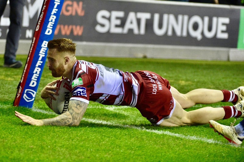 A strong shift from the Australian centre that included his fourth Wigan try, and a very strong defensive display against his former club. Head coach Matt Peet said it was his best performance in cherry & white to date