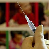 The MMR jab protects against measles, mumps and rubella