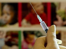 The MMR jab protects against measles, mumps and rubella