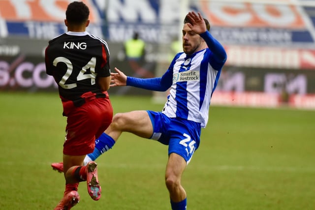 Slotted in at right-back with usual gusto