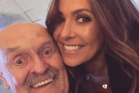 Kym Marsh with her dad David