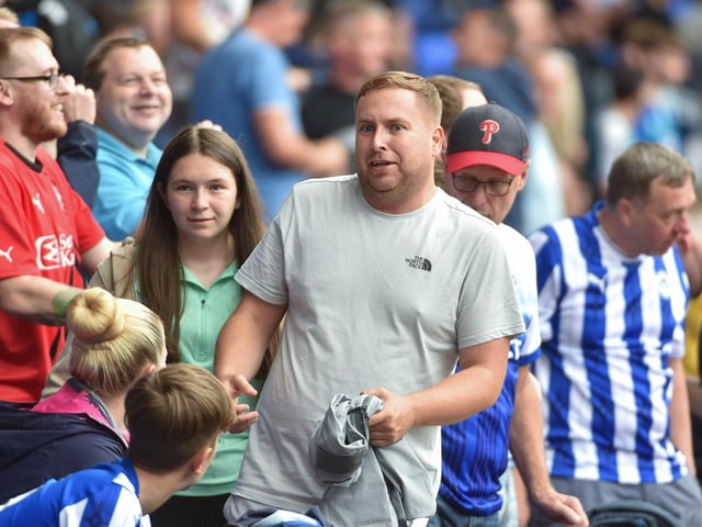 Latics fans at Bolton.
Pic: BP