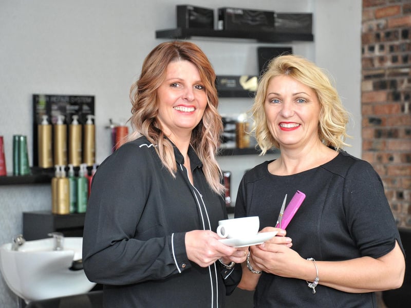 Alison Thorpe and Marie Johnson were going to host a "community salon" once a month, where people over 60 could go in to have their hair done for free by students and stay for a chat and a drink at the Headstart Hair and Academy, Astley, Tyldesley