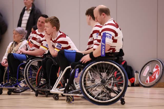 Wigan Warriors Wheelchair produced a huge victory over London Roosters