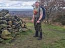 Mark's 70-mile yomp is in aid of the Armed Forces Community HQ in Wigan.