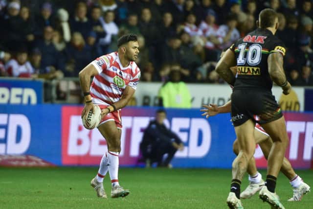 Bevan French in action against Penrith Panthers