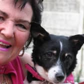 Pam Shaw was a life-long animal lover. Here she is with pet Poppy whom she rescued from being put to sleep