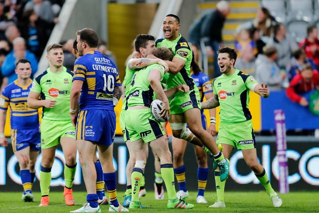 Wigan produced a huge win against Leeds Rhinos at St James' Park in 2016. 

Willie Isa went over for a brace, while George Williams, Dom Manfredi, Ben Flower, Oliver Gildart and Dan Sarginson were also on the scoresheet.