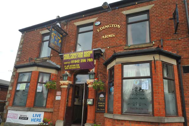 The Edington Arms pub in Hindley is one of two Wigan pubs taking part