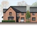 Street scene of proposed 146-home development off Hooten Lane in Leigh
