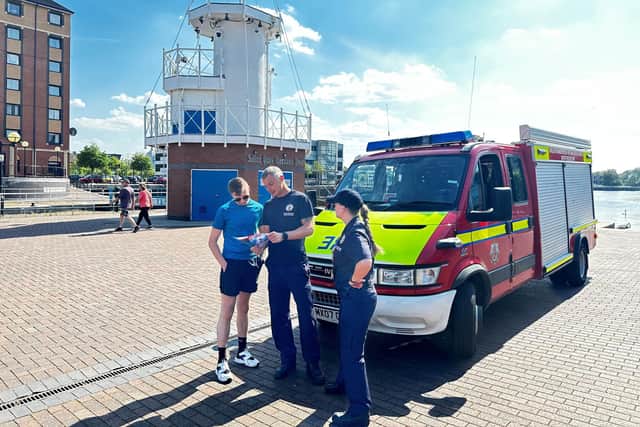 Greater Manchester Fire and Rescue Service is educating people on the dangers that open water psoes.