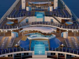 The infinity pool on Arvia