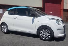 A Citroen C1 similar to the one Lewis Roberts dangerously