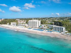 An ariel view of Sea Breeze Beach House in Barbados. Image: Winter Park Photography