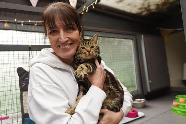 Janette Barton at Cats Guidance Rescue, based in Hindley Green. The charity has inspired a group of supporters to form a fund-raising committee with lots of events planned.