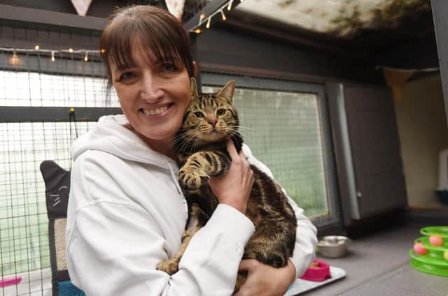 Janette Barton at Cats Guidance Rescue, based in Hindley Green. The charity has inspired a group of supporters to form a fund-raising committee with lots of events planned.