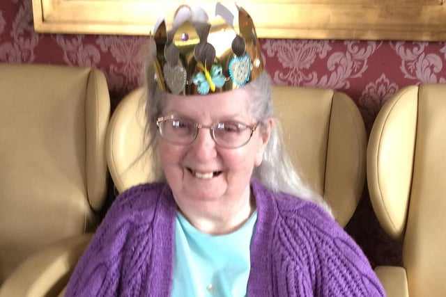 Residents at Shawcross care home took part in marking the Queen’s 70 years on the throne.