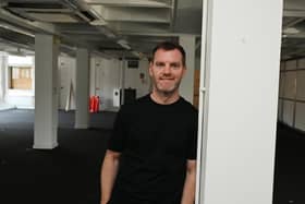 Tim Heatley, founder of Capital&Centric inside Wigan Civic Centre.