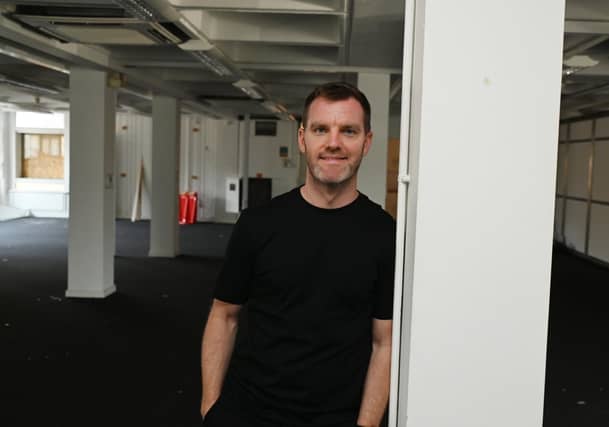 Tim Heatley, founder of Capital&Centric inside Wigan Civic Centre.