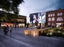 An artist's impression of part of the Galleries25 project