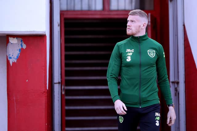 James McClean is about to line up for Ireland for the final time