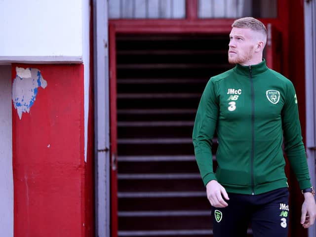 James McClean is about to line up for Ireland for the final time