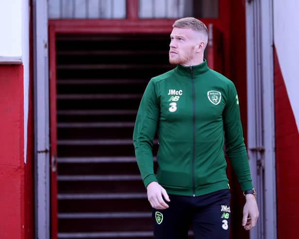 James McClean is about to line up for Ireland for the final time