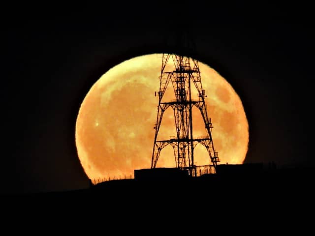 The supermoon will be visible tonight
