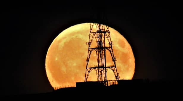 The supermoon will be visible tonight