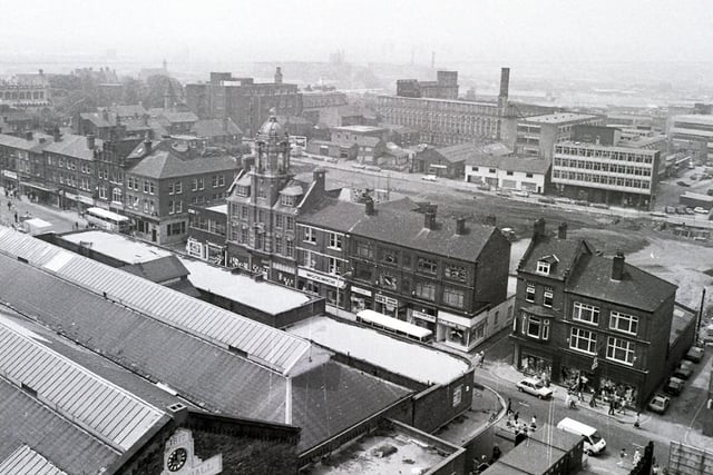 RETRO 1986
A view of Wigan town  centre redevelopment from the construction crane in 1986