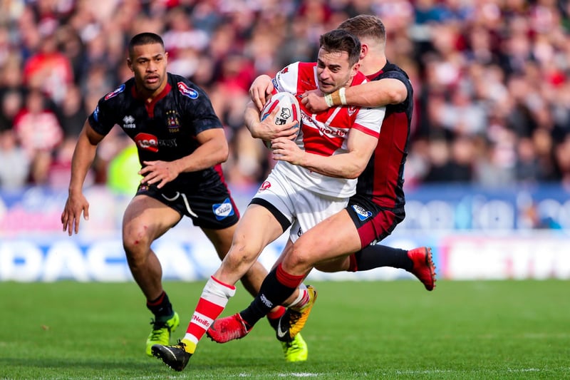 St Helens produced a 21-18 Good Friday victory over Wigan in 2018.
Sam Tomkins (2) and Willie Isa both scored in the narrow defeat.