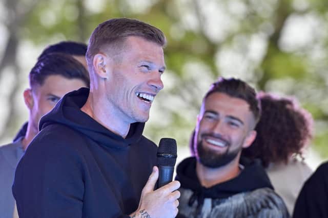 James McClean at the Party in the Park