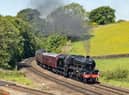 Jubilee Class 45690 Leander is one of the locos which could haul The Cumbrian Mountain Express
