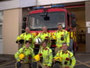 The Lytham fire crew