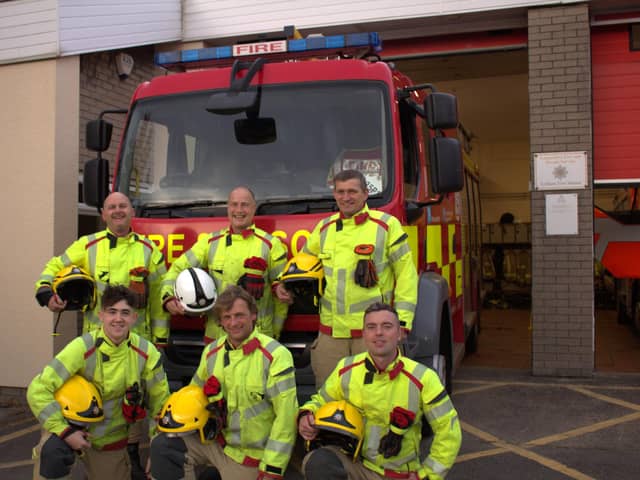 The Lytham fire crew