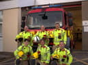 The Lytham fire crew