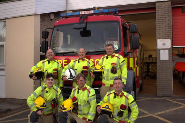The Lytham fire crew