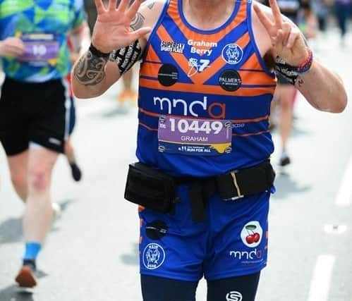 Graham Berry is taking on the ultra-marathon to raise funds for the Motor Neurone Disease (MND) Association